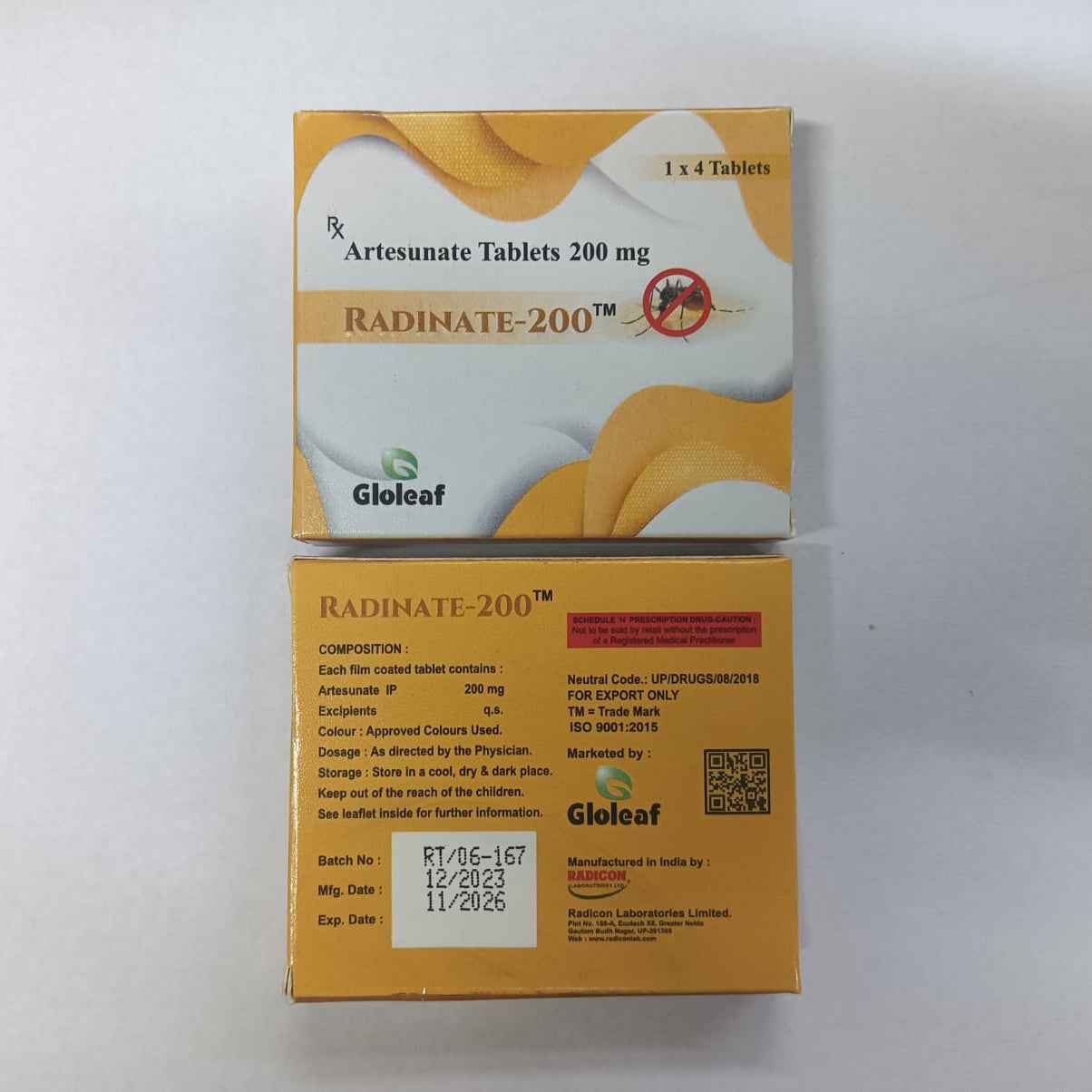 Artesunate 200mg (Radinate)